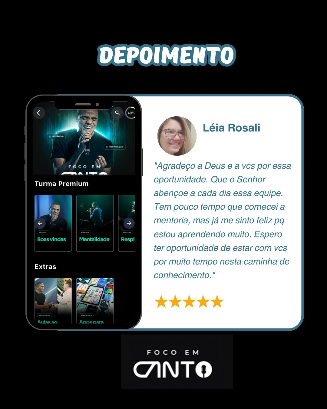Depoimento de aluno 8